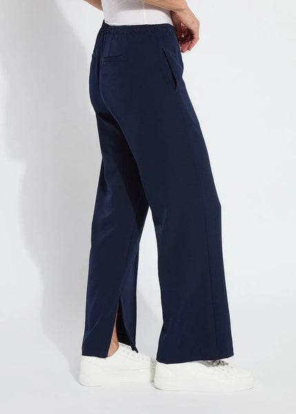 Genevieve Drawstring Trouser [True Navy-10-3507-M4]