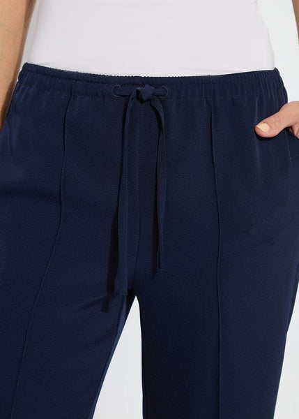 Genevieve Drawstring Trouser [True Navy-10-3507-M4]