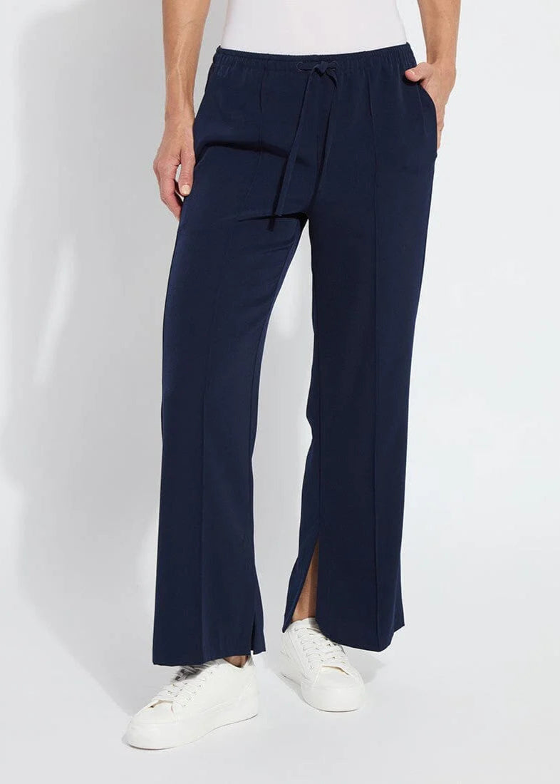Genevieve Drawstring Trouser [True Navy-10-3507-M4]