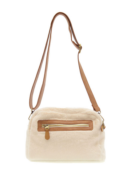 Ginny Faux Fur Corssbody Bag [Ivory-L8256]