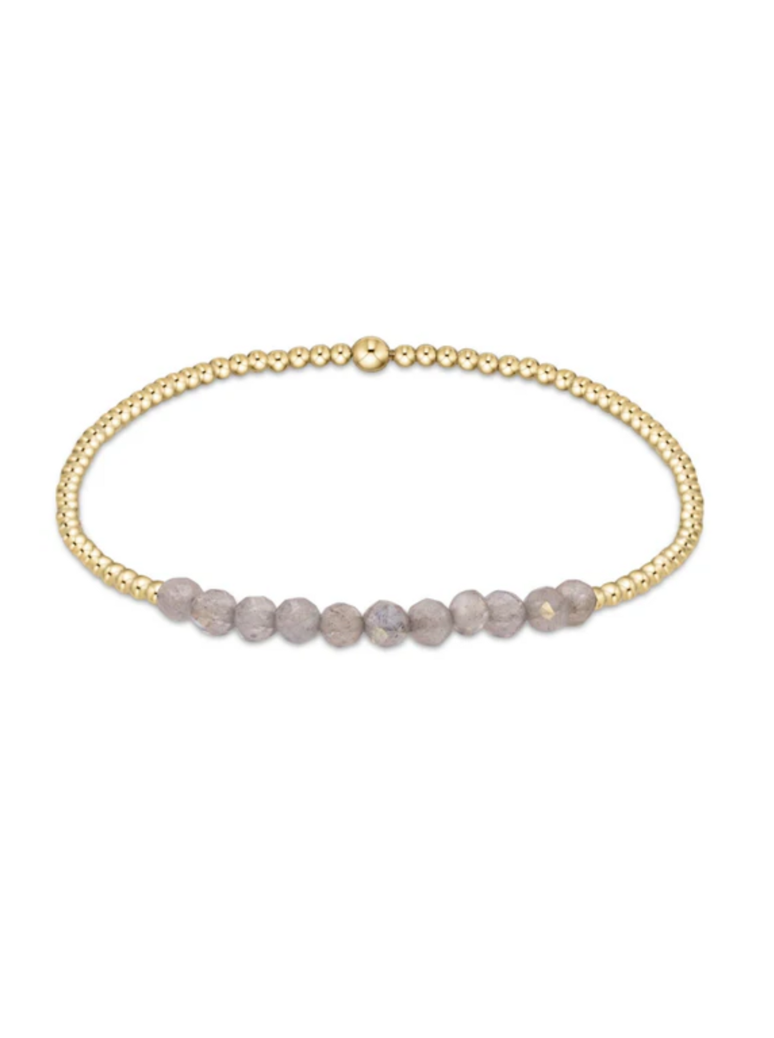 Gold Bliss 2MM Bead Bracelet [Labradorite-BGBL2LAB]