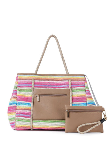 Greyson Paradise Tote [Multi Color Rafia]