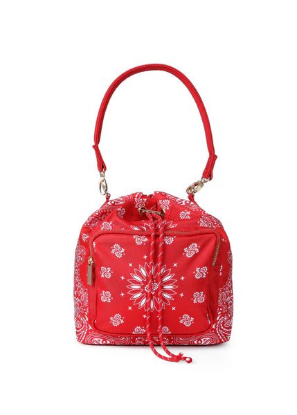 Harley Bucket Bag [Red Bandana]