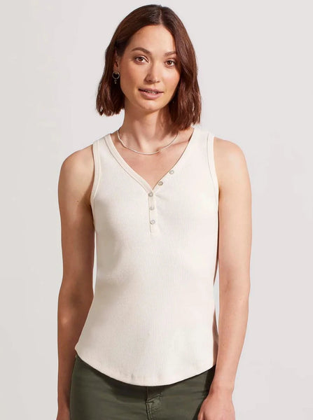 Henley Tank Top [Sandust-5361O-4926]