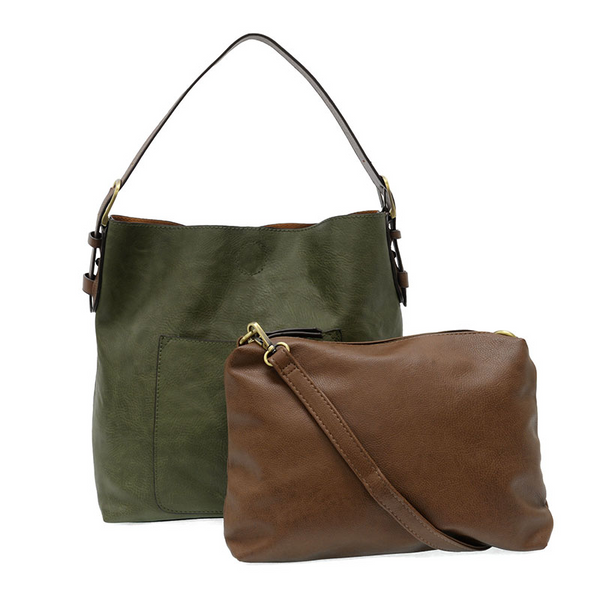 Hobo Coffee Handle Handbag [Dark Basil-L8008]