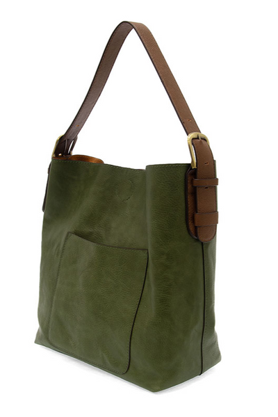 Hobo Coffee Handle Handbag [Dark Basil-L8008]