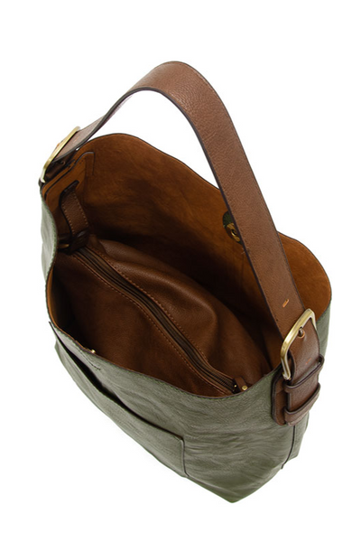 Hobo Coffee Handle Handbag [Dark Basil-L8008]