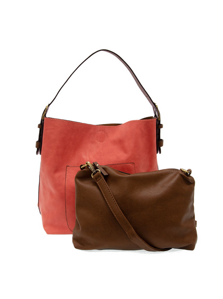 Hobo Coffee Handle Handbag [Living Coral-L8008]