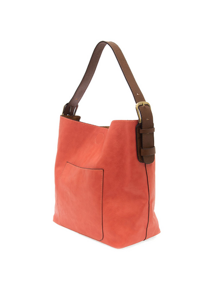 Hobo Coffee Handle Handbag [Living Coral-L8008]