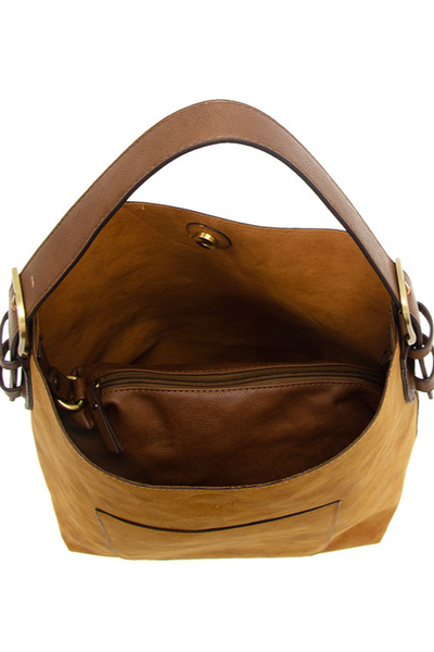 Hobo Coffee Handle Suede Handbag [Toffee-L8235]