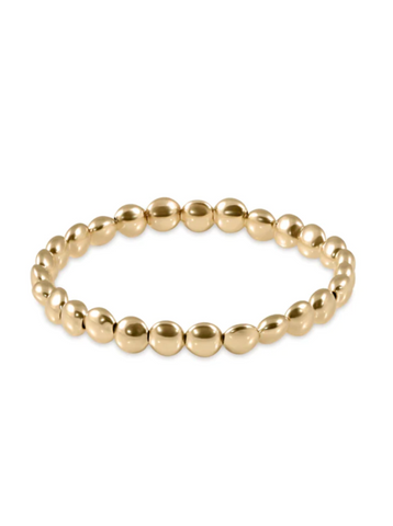 Honesty Gold 6MM Bead Bracelet [BHONG6]