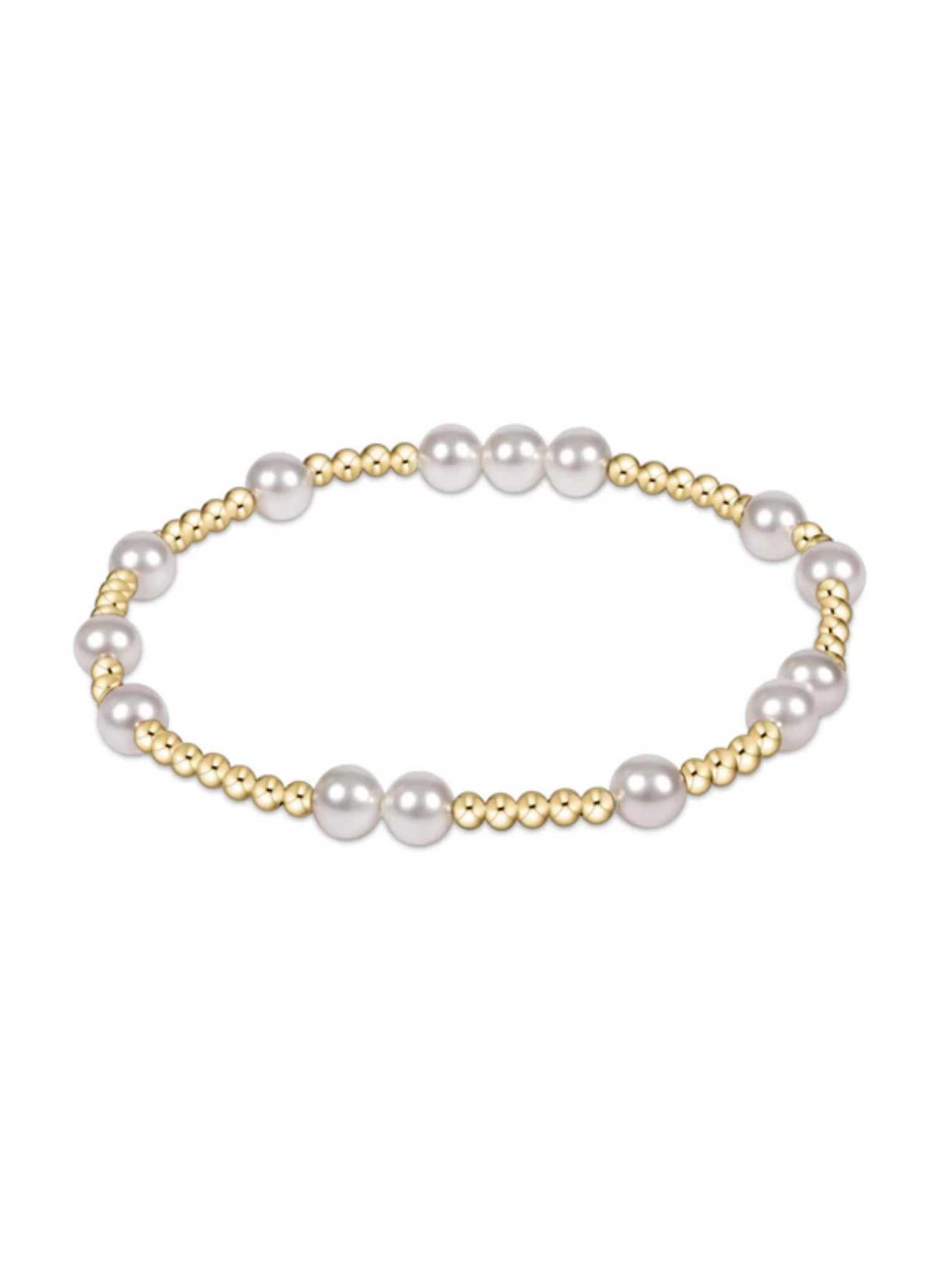 Hope Unwritten Bead Bracelet Pearl [BHOPUNWPE6]