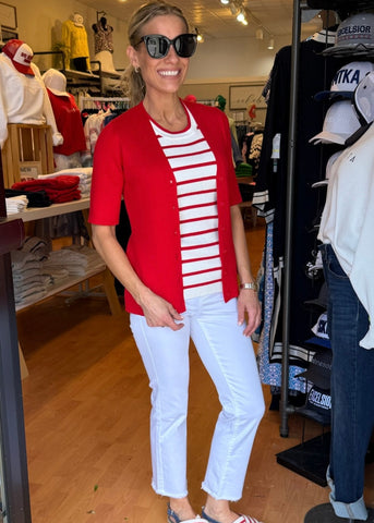 Rib Sweater Tank [Red-2L89103]