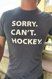 Unisex Sorry Can't Hockey [Navy-6901]