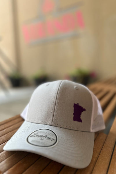 Minnesota State Left Embroidery Hat [Purple]