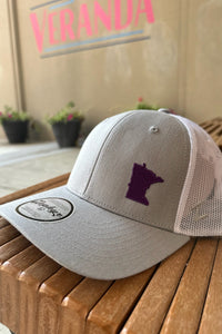 Minnesota State Left Embroidery Hat [Purple]