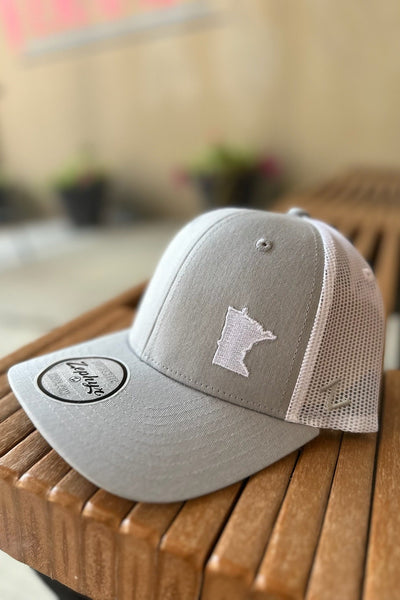 Minnesota State Left Embroidery Hat [White]