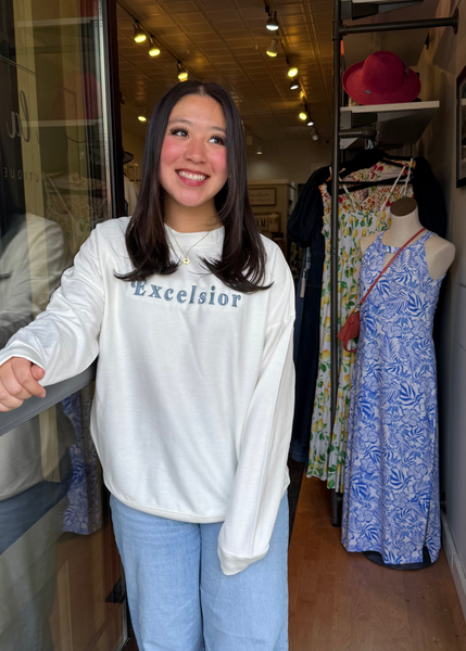 Excelsior Terry Crew Sweatshirt [Ivory]