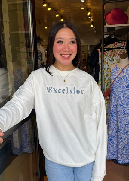 Excelsior Terry Crew Sweatshirt [Ivory]