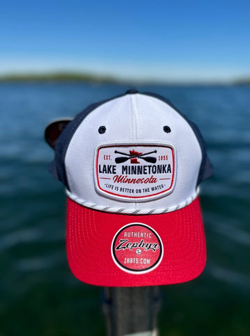 Lake Minnetonka Hat [Red/Navy/White]