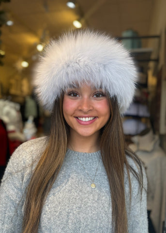 Headband/Collar [White Fox-HB100F]