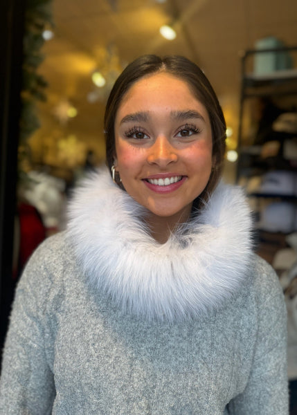 Headband/Collar [White Fox-HB100F]