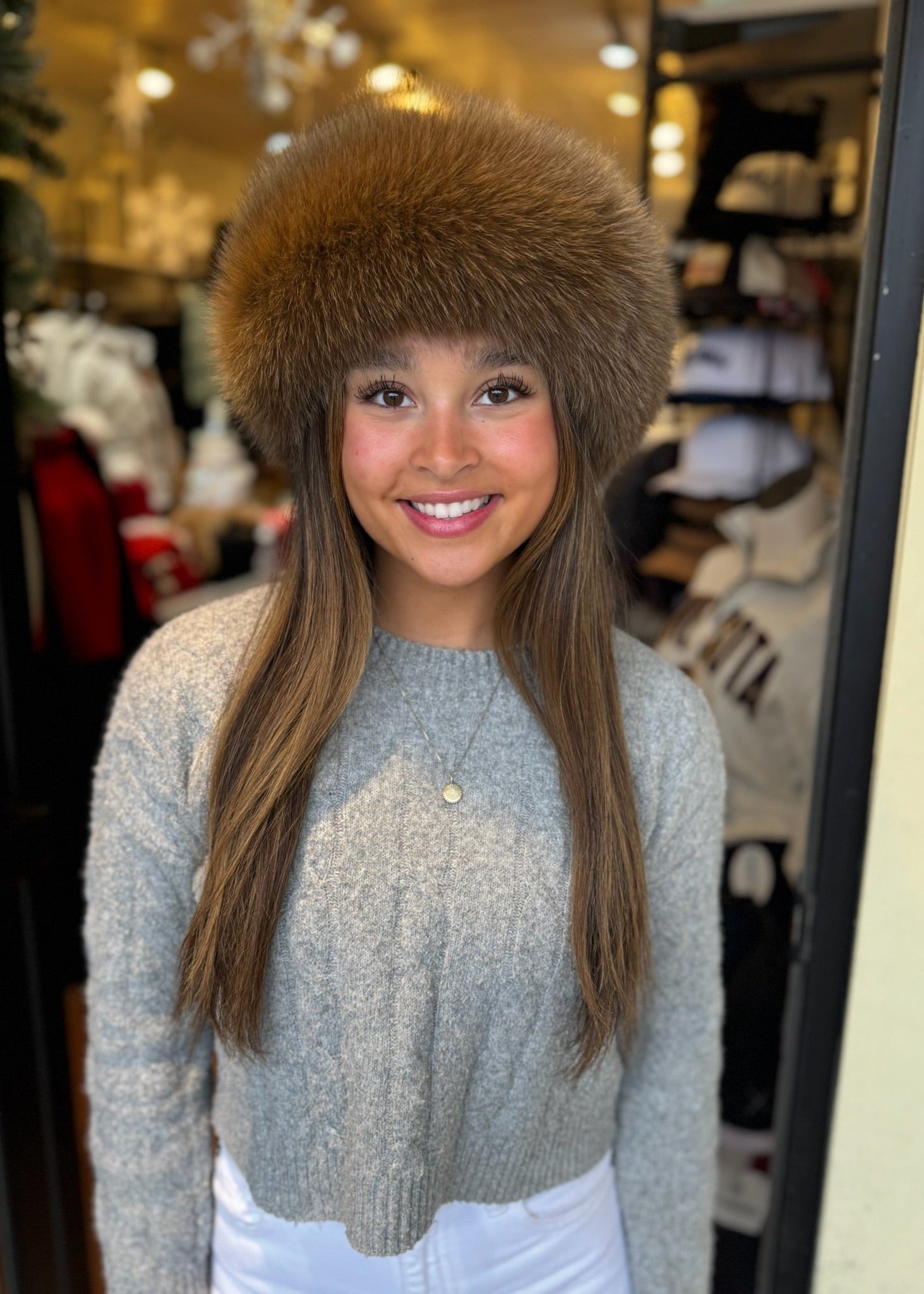 Fox Fur Headband/Collar [Demi Buff-HB100F]