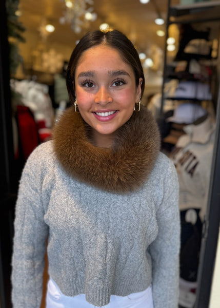 Fox Fur Headband/Collar [Demi Buff-HB100F]