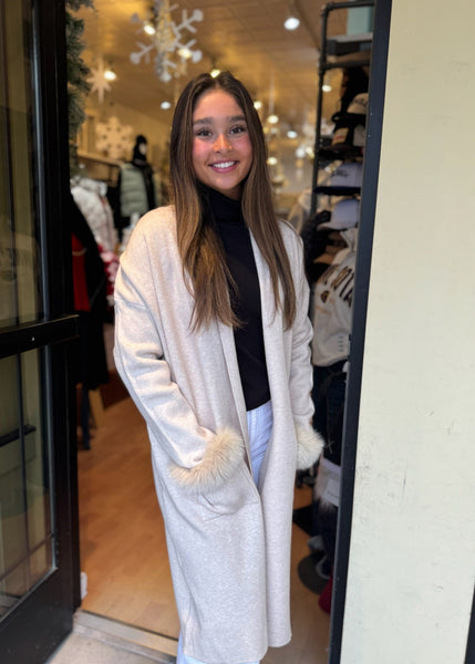 Knit Wrap [Beige-WRVM02]