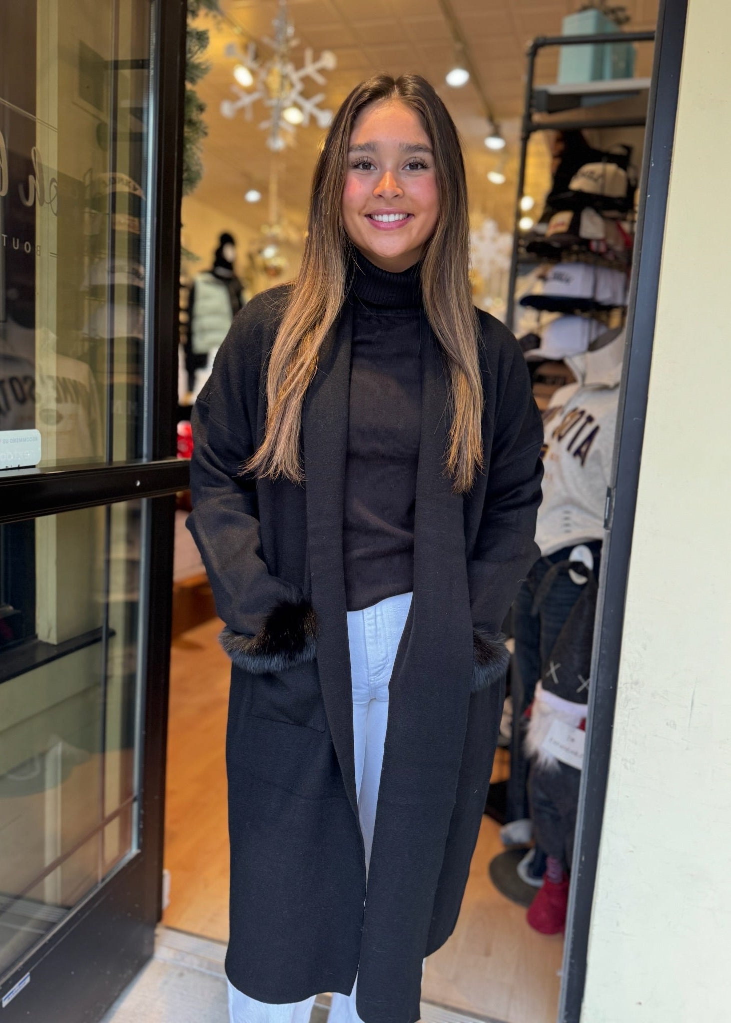 Knit Wrap [Black-WRVM02]