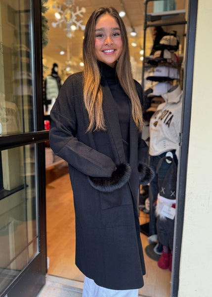 Knit Wrap [Black-WRVM02]