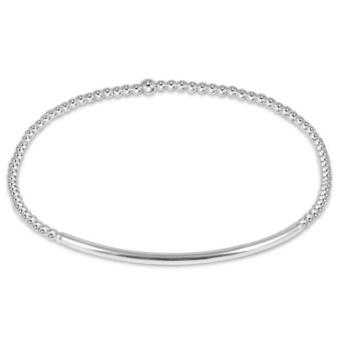 Classic Sterling 2MM Bead Bracelet Bliss Bar Sterling [BCLSS2BBS]