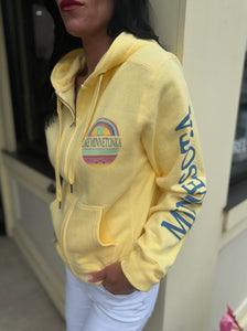 Lake Minnetonka Zip Up Hoodie [Butter]