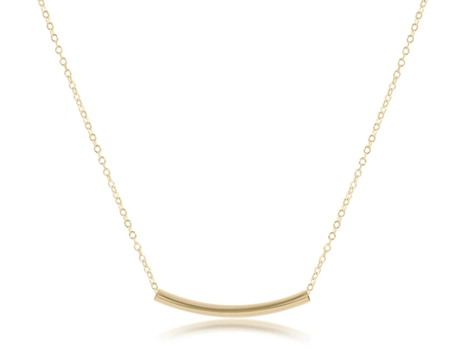 16" Necklace Gold Bliss Bar Small Gold [N16GBBSMG]