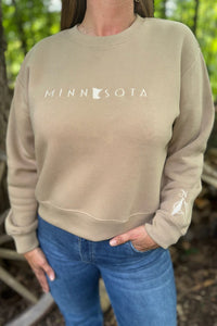 Minnesota State Midi Crew Sweatshirt [Khaki]