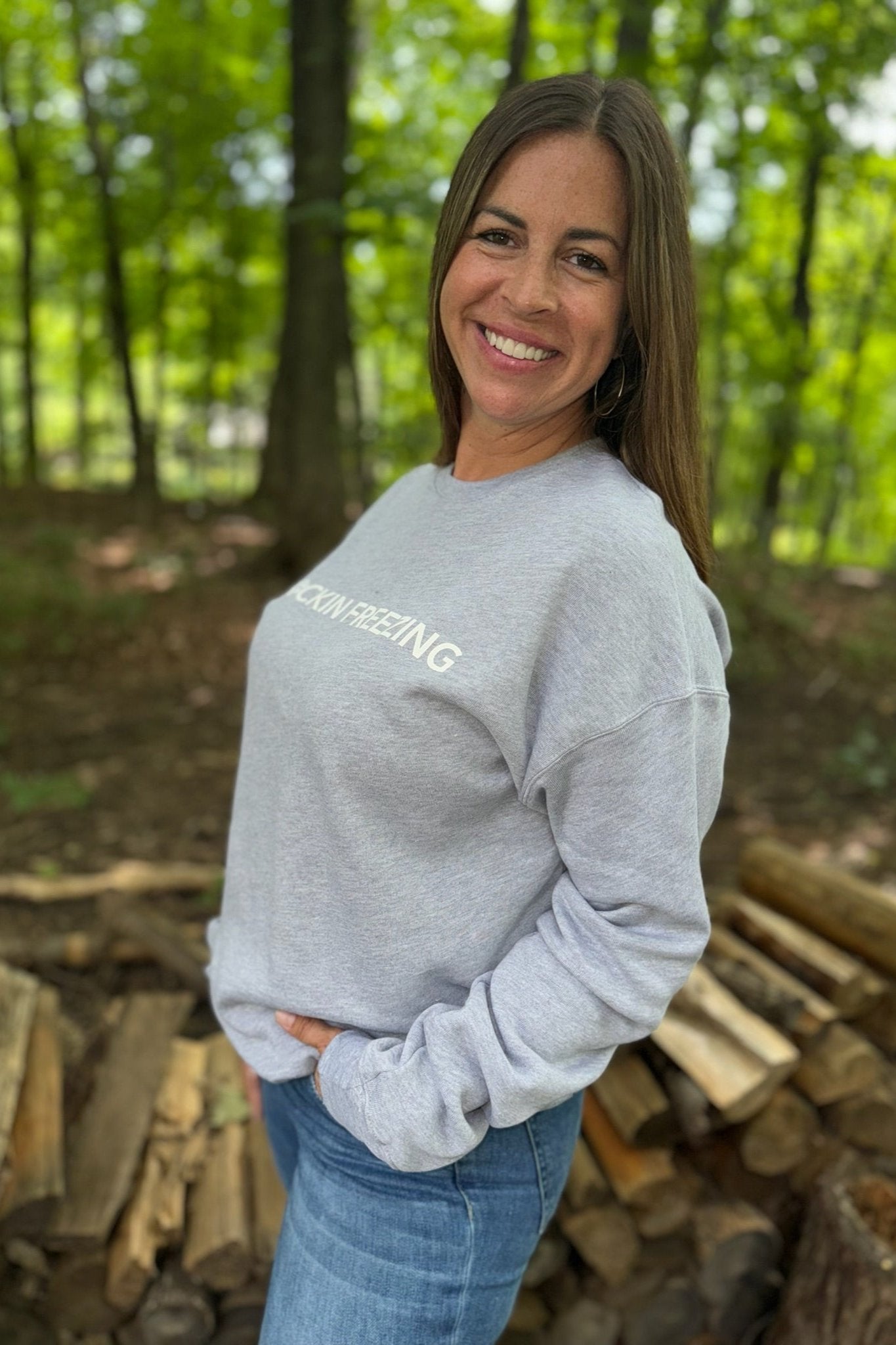 F*cking Freezing Sweatshirt [Grey]