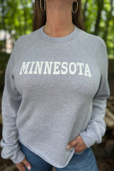 Minnesota Crewneck Sweatshirt [Heather Grey]