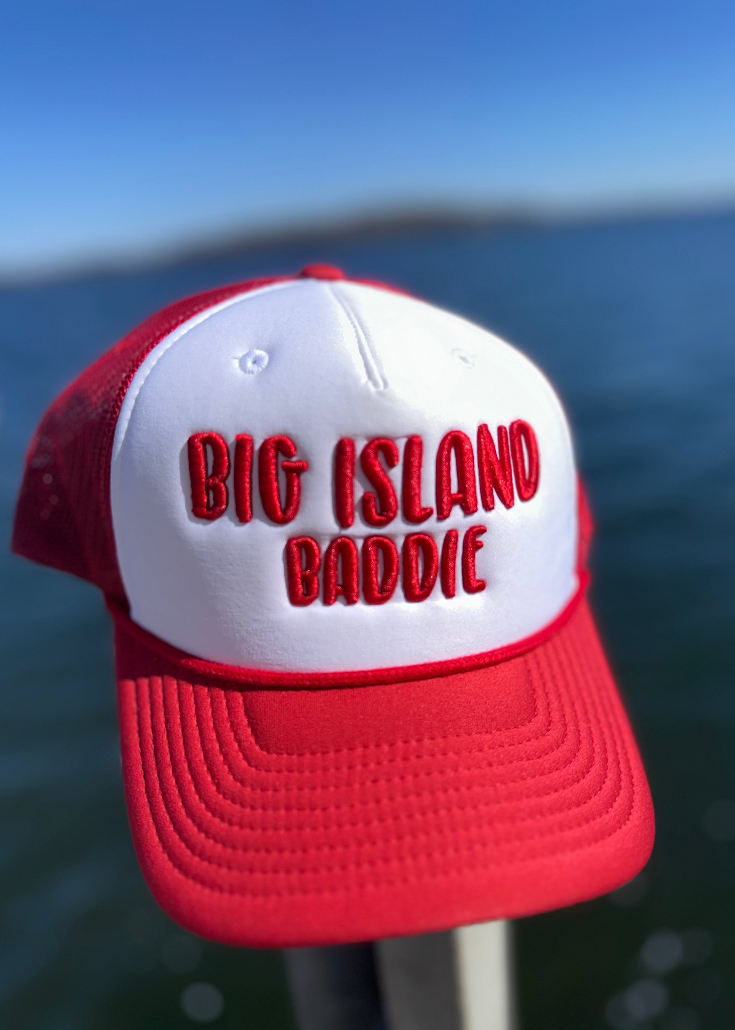Big Island Baddie Hat [Red]