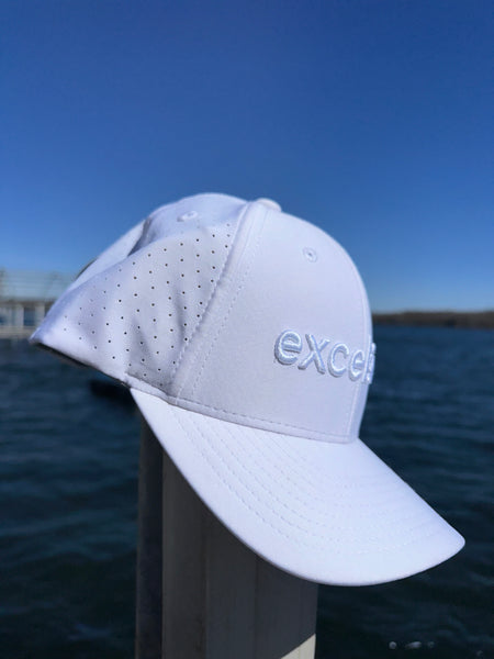 Excelsior Raised Embroidery Hat [White]