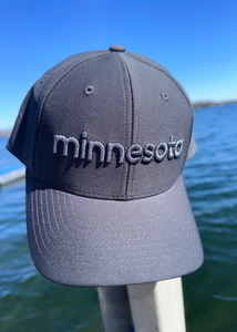 Raised Embroidery Minnesota Hat [Black]