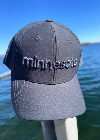 Raised Embroidery Minnesota Hat [Black]