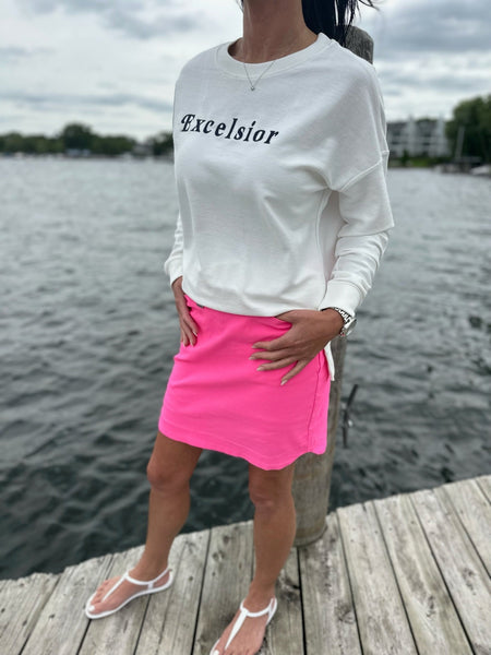 Excelsior Terry Crew Sweatshirt [Ivory]