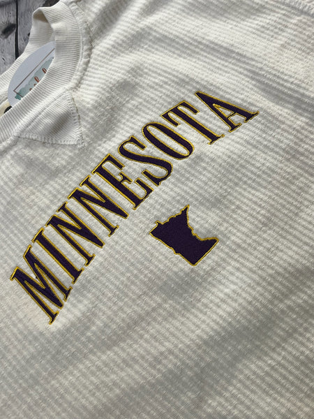 Minnesota Corded Crew Sweatshirt [Cream]