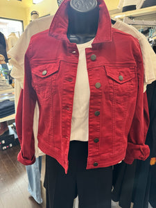 Julia Crop Jacket [Red]