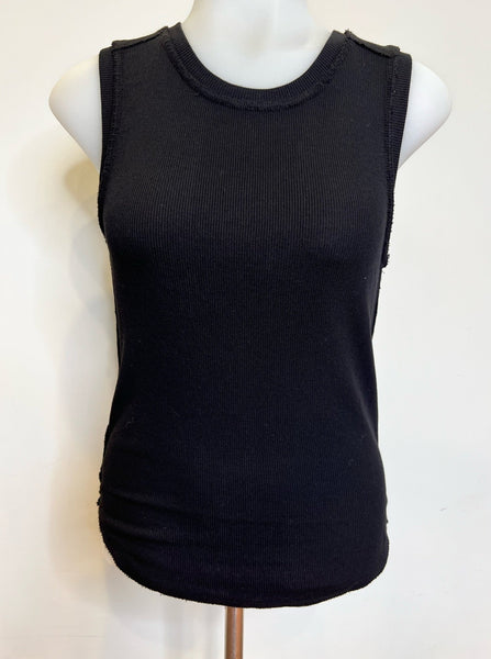 Exposed Band High Neck Tank [Black-57C-61451]