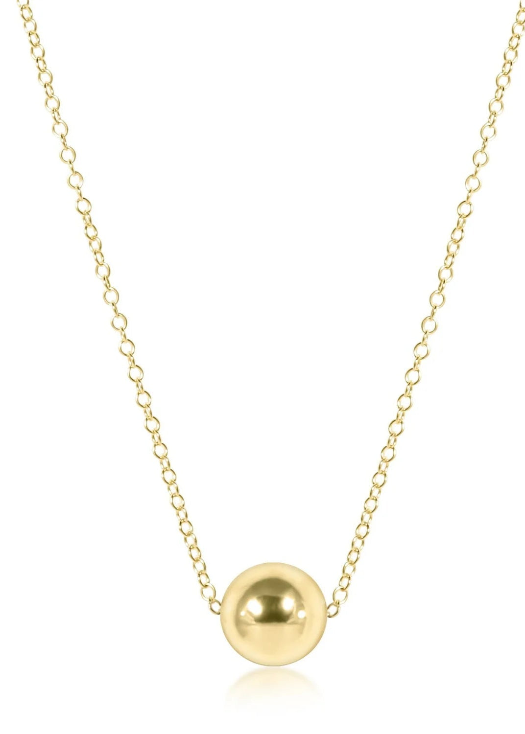 16" Necklace Gold Classic 8MM Gold [N16GCLG8]