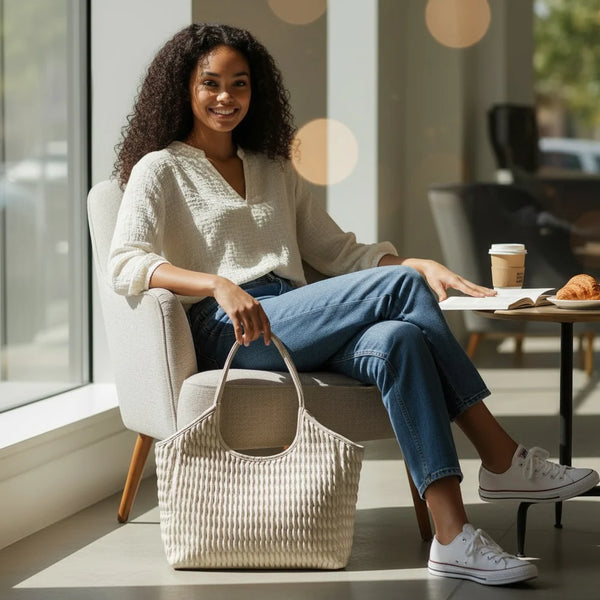 Isla Ecru Tote [Cream]