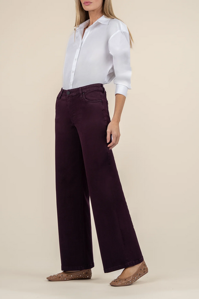 Jean High Rise Wide Leg Clean [Eggplant-KP1705MB1L]