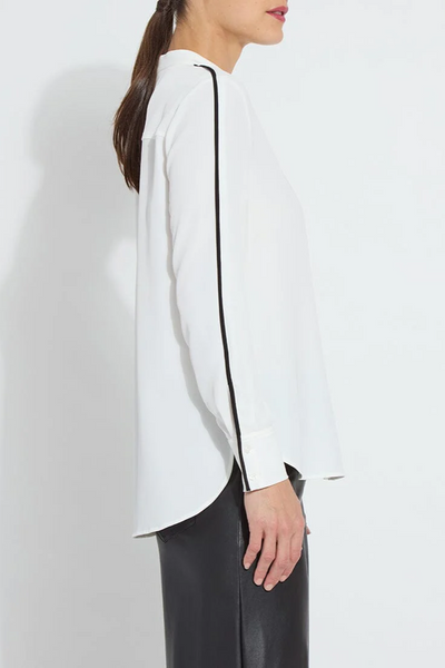 Josephine Tuxedo Shirt [Off White-23-3455-M4]