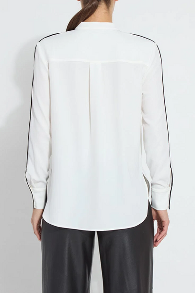 Josephine Tuxedo Shirt [Off White-23-3455-M4]